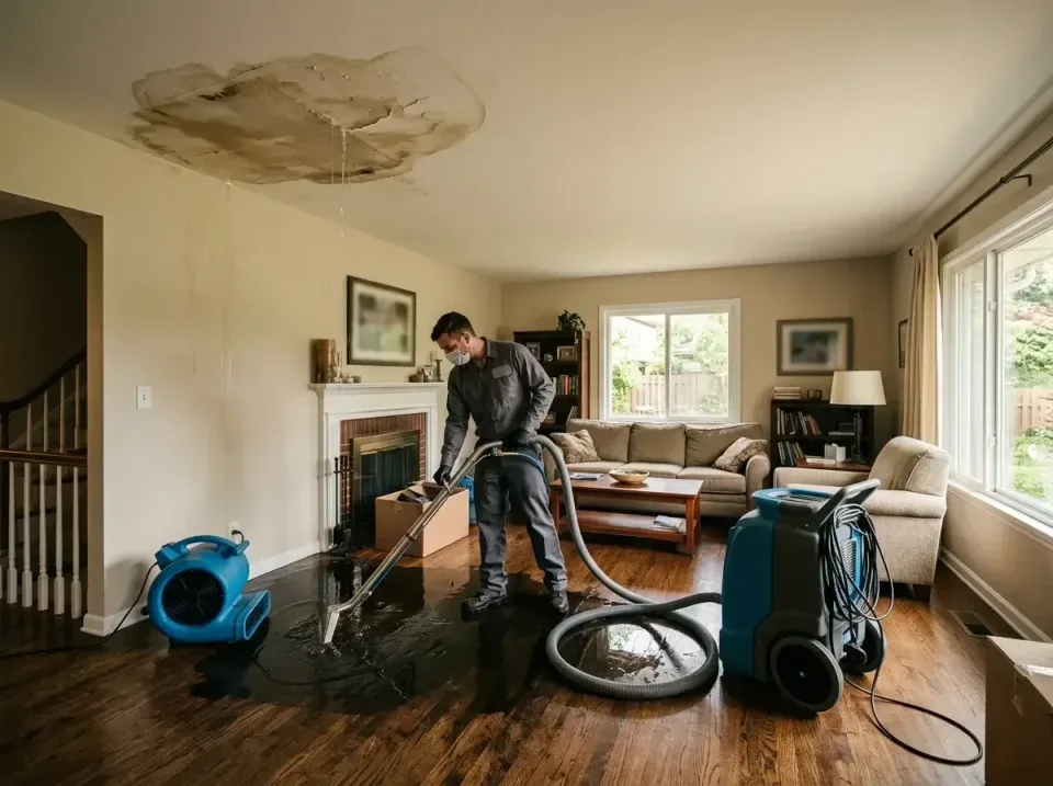 attic-pipe-burst-ceiling-drip-008 — frequently asked questions, Water Damage Restoration & Carpet Care in Oakdale, MN